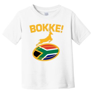 Bokke South African Rugby Fan Toddler T-Shirt