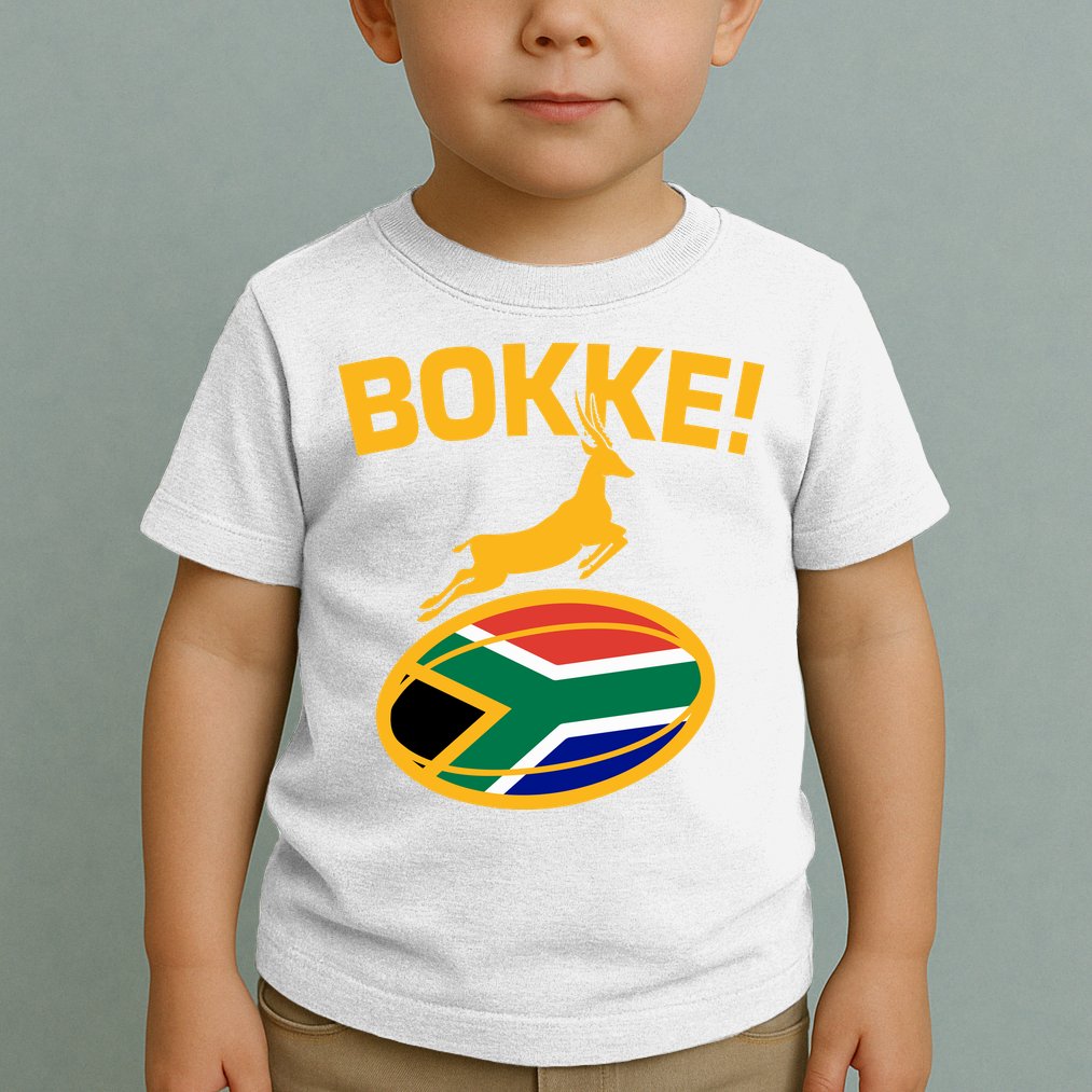 Bokke South African Rugby Fan Toddler T-Shirt