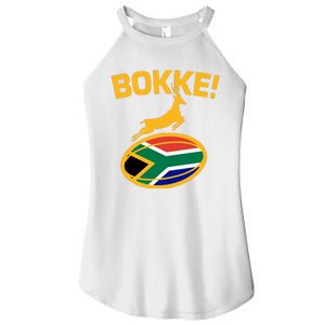 Bokke South African Rugby Fan Women's Perfect Tri Rocker Tank