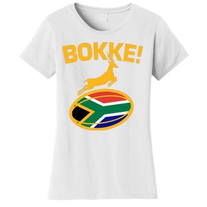 Bokke South African Rugby Fan Women's T-Shirt