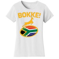 Bokke South African Rugby Fan Women's T-Shirt