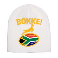 Bokke South African Rugby Fan Short Acrylic Beanie