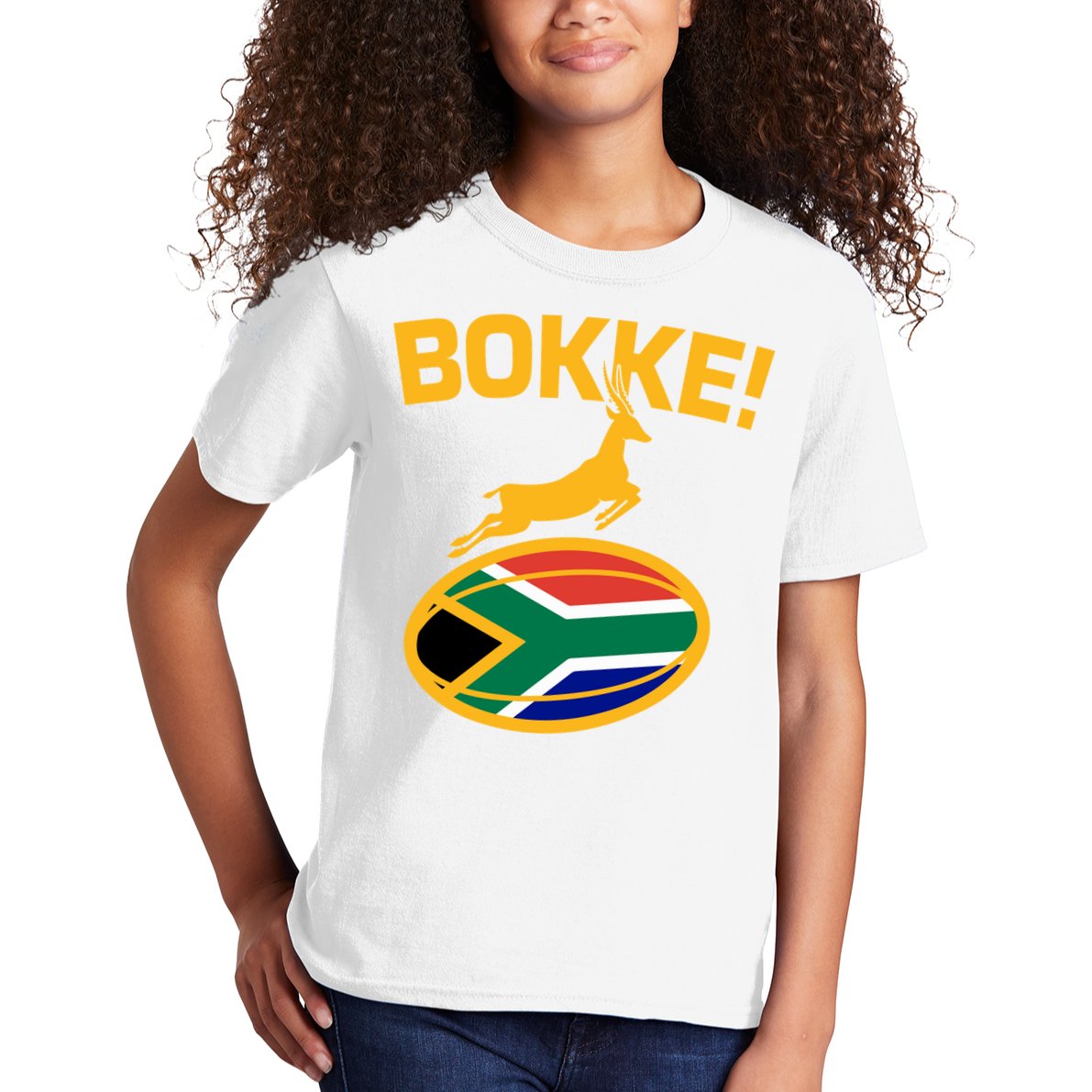 Bokke South African Rugby Fan Kids T-Shirt