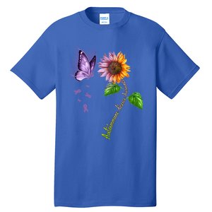 Butterfly Sunflower Autoimmune Disease Awareness Gift Tall T-Shirt