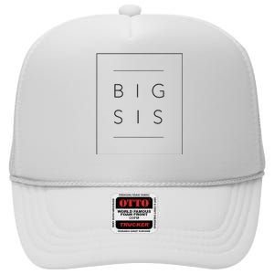 Big Sister Announcement Promoted to Big Sis High Crown Mesh Back Trucker Hat