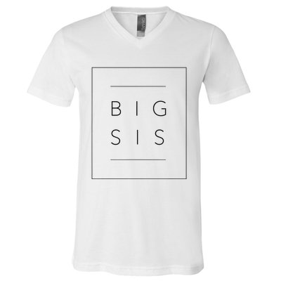 Big Sister Announcement Promoted to Big Sis V-Neck T-Shirt