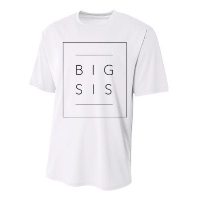 Big Sister Announcement Promoted to Big Sis Performance Sprint T-Shirt