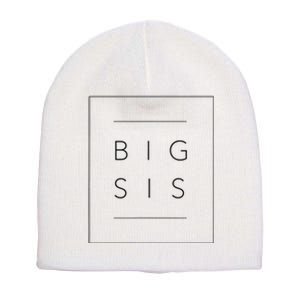 Big Sister Announcement Promoted to Big Sis Short Acrylic Beanie