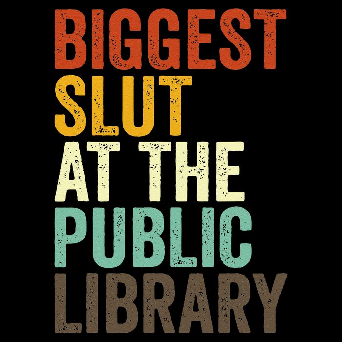 Biggest Slut At The Public Library Funny Sarcasm Quote Drawstring Bag
