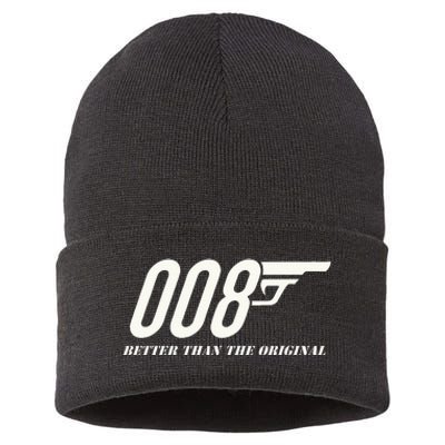 British Secret Agent 007 + 1 Better Than The Original Sustainable Knit Beanie