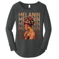 Black Strong  Afro Love Melanin African American Women's Perfect Tri Tunic Long Sleeve Shirt