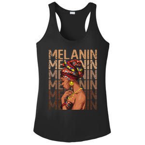 Black Strong  Afro Love Melanin African American Ladies PosiCharge Competitor Racerback Tank