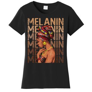 Black Strong  Afro Love Melanin African American Women's T-Shirt