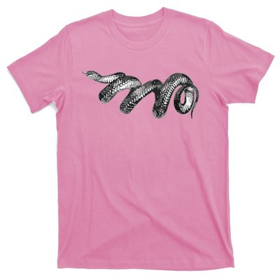 Black Snake Animal Tee Love Reptile Fans Herp T-Shirt