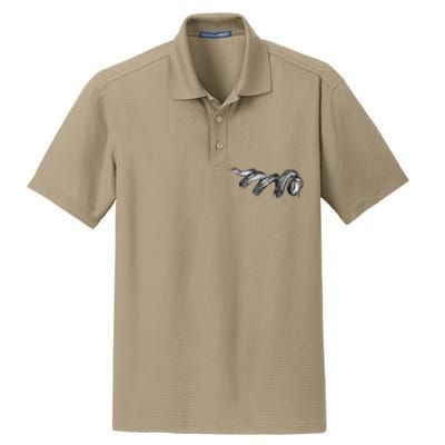 Black Snake Animal Tee Love Reptile Fans Herp Dry Zone Grid Polo