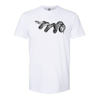 Black Snake Animal Tee Love Reptile Fans Herp Softstyle CVC T-Shirt