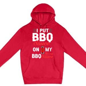 Bbq Sauce Barbeque Recipes Korean Barbecue Keto Gift Premium Pullover Hoodie