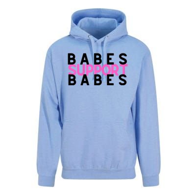 Babes Support Babes Mama Moms Unisex Surf Hoodie