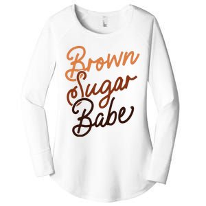 Brown Sugar Babe Proud Woman Black Melanin Pride Women's Perfect Tri Tunic Long Sleeve Shirt