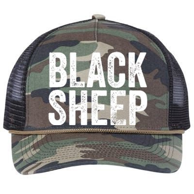 Black Sheep Retro Rope Trucker Hat Cap