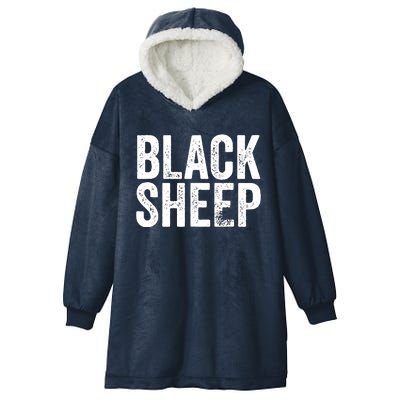 Black Sheep Hooded Wearable Blanket