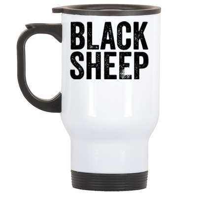 Black Sheep Stainless Steel Travel Mug