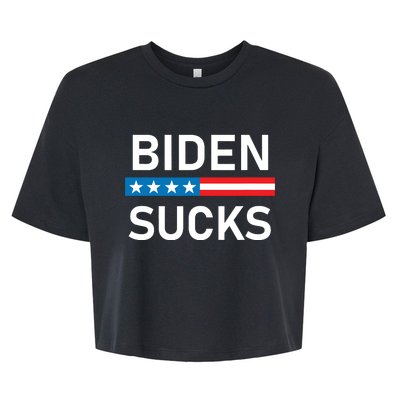 Biden Sucks Bella+Canvas Jersey Crop Tee