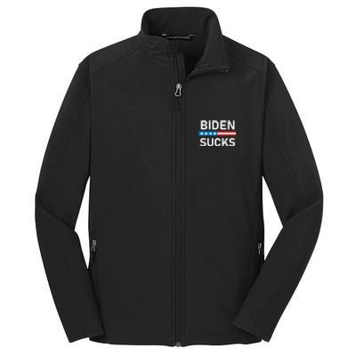 Biden Sucks Core Soft Shell Jacket