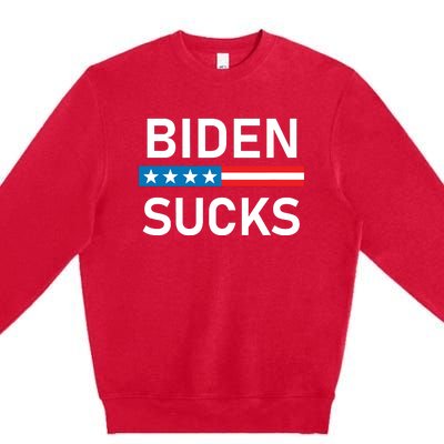 Biden Sucks Premium Crewneck Sweatshirt