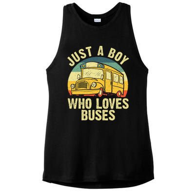 Best School Bus For Yellow Bus Lover Buses Ladies PosiCharge Tri-Blend Wicking Tank