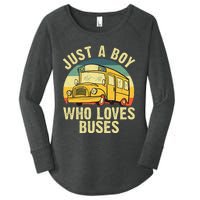 Best School Bus For Yellow Bus Lover Buses Women's Perfect Tri Tunic Long Sleeve Shirt