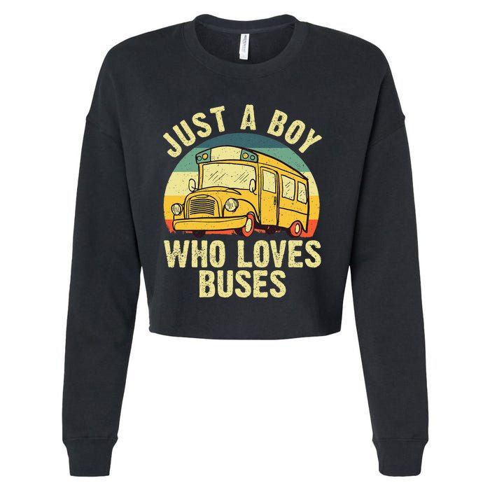 Best School Bus For Yellow Bus Lover Buses Cropped Pullover Crew