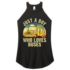 Best School Bus For Yellow Bus Lover Buses Women's Perfect Tri Rocker Tank