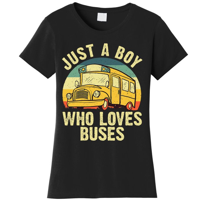 Best School Bus For Yellow Bus Lover Buses Women's T-Shirt