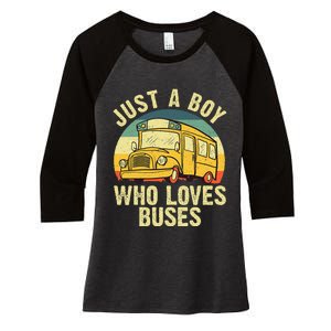 Best School Bus For Yellow Bus Lover Buses Women's Tri-Blend 3/4-Sleeve Raglan Shirt