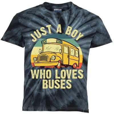 Best School Bus For Yellow Bus Lover Buses Kids Tie-Dye T-Shirt