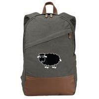 Black Sheep Cotton Canvas Backpack