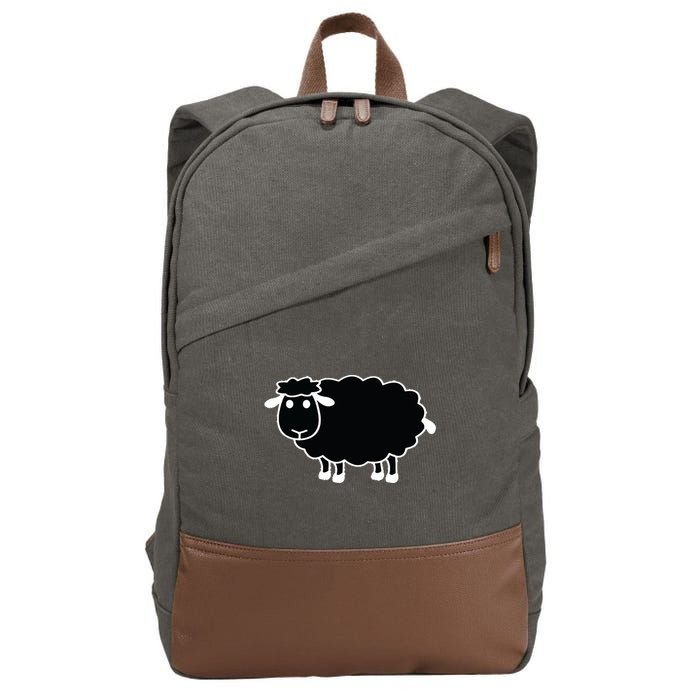 Black Sheep Cotton Canvas Backpack