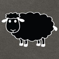 Black Sheep Cotton Canvas Backpack