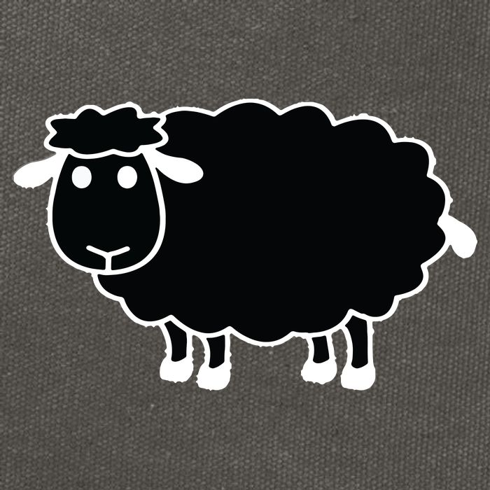 Black Sheep Cotton Canvas Backpack