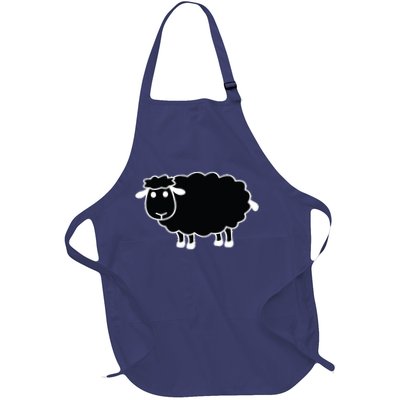 Black Sheep Full-Length Apron With Pockets