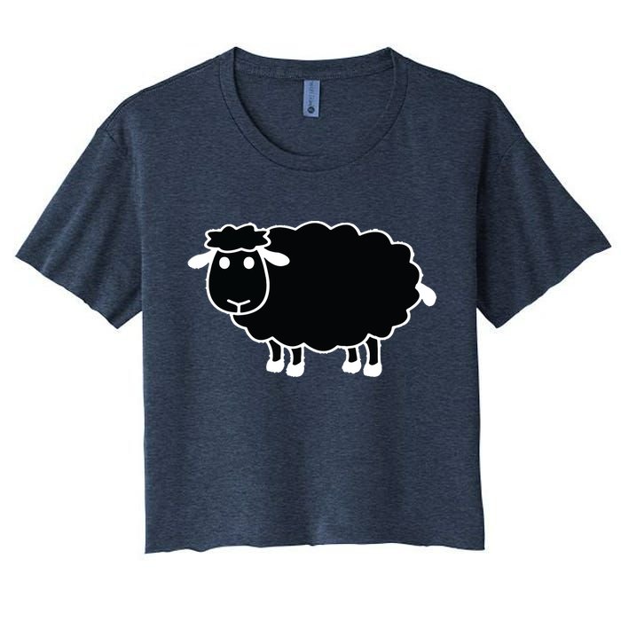 Black Sheep Women's Crop Top Tee