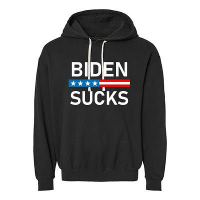 Biden Sucks Garment-Dyed Fleece Hoodie