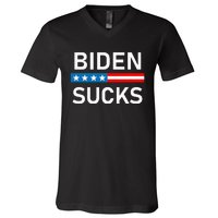 Biden Sucks V-Neck T-Shirt