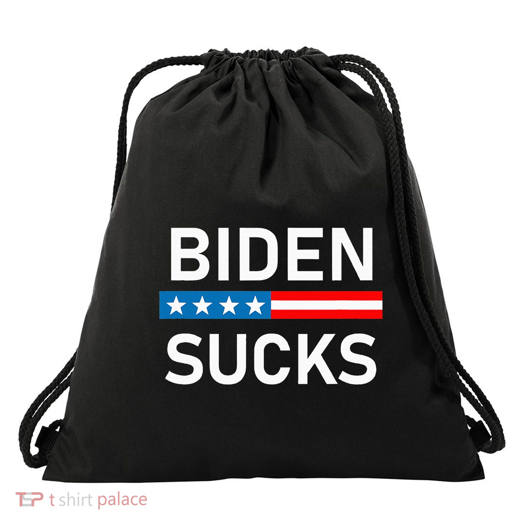 Biden Sucks Drawstring Bag