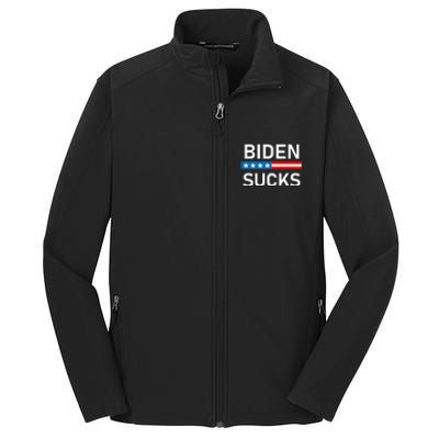 Biden Sucks Core Soft Shell Jacket