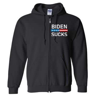 Biden Sucks Full Zip Hoodie