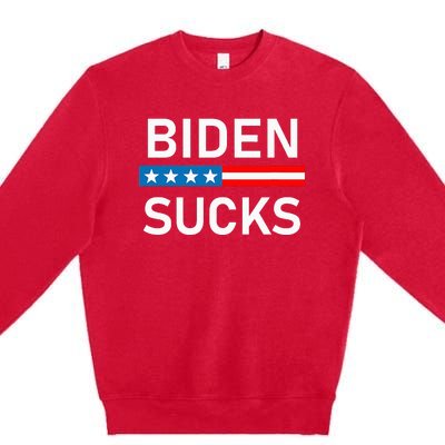 Biden Sucks Premium Crewneck Sweatshirt