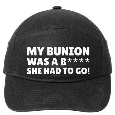 Bunion Surgery 7-Panel Snapback Hat