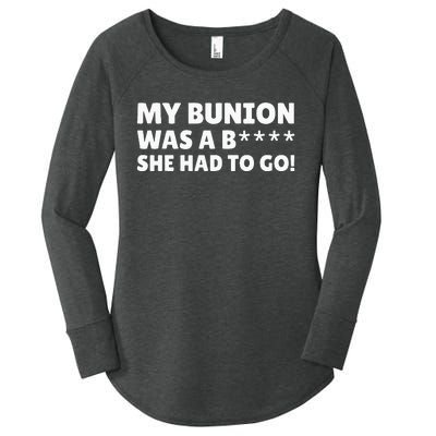 Bunion Surgery Women's Perfect Tri Tunic Long Sleeve Shirt